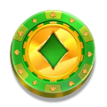 Super X symbol green caro