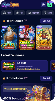 SpinDjinn Casino Mobile