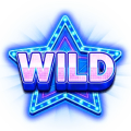 Disco Lady symbol blue wild star