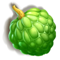 Tropical Tiki symbol green grape