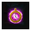 Court of Hearts symbol pink clock