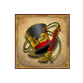 Golden Ticket symbol magic hat