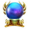 Rise of Merlin symbol blue ball