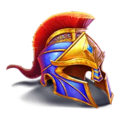 Zeus vs Hades symbol helmet