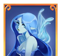 PixiePop symbol blue women