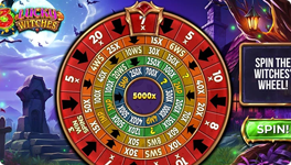 3 Lucky Witches Wheel