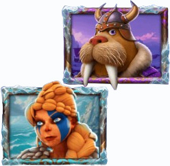 4 Fantastic Vikings Go Ice Fishing Σύμβολα