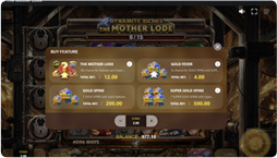 Acquisto bonus in Dynamite Riches The Mother Lode
