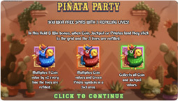 Tres Pinatas Hold & Win -ominaisuudet