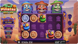 Tres Pinatas Hold & Win -uudelleenpyöräytys