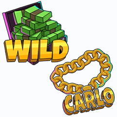 Chunky Carlo's Money Mania -symbolit