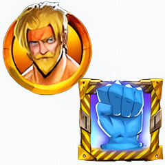 Fist of Destruction Megamultiplier simboli