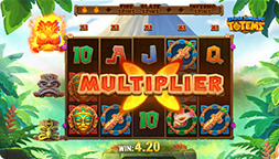 Funzione Multiplier di Triple Tumblin’ Totems