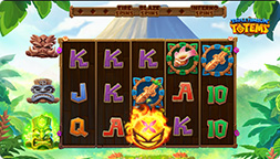Fire Spirit rosso di Triple Tumblin’ Totems