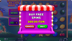 Acquisto bonus in Bonanza Billion Merge Up