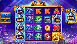 Геймплей на безплатните завъртания в Deep Sea Frenzy