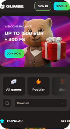 Oliver Casino Mobile