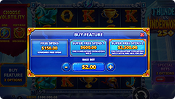 Thunder VS Underworld 250 Bonus Buy