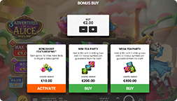 3 Adventures of Alice Achat de bonus