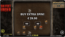 Six Feet Under Buy Bonus
