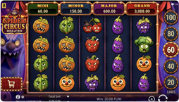 Геймплей на Spider Circus Hold and Win