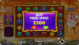 Acquisto del bonus in Starlight Princess Oranje Jackpot