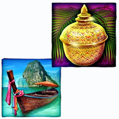 Thai Flower Power Play -symbolit