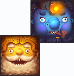 Gnomes & Giants Symbolit