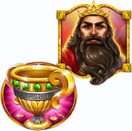 Midas King of Gold Symboles