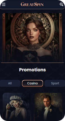 GreatSpin Casino Mobile